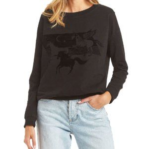 Secret Mission Wild Horses Sweatshirt Black